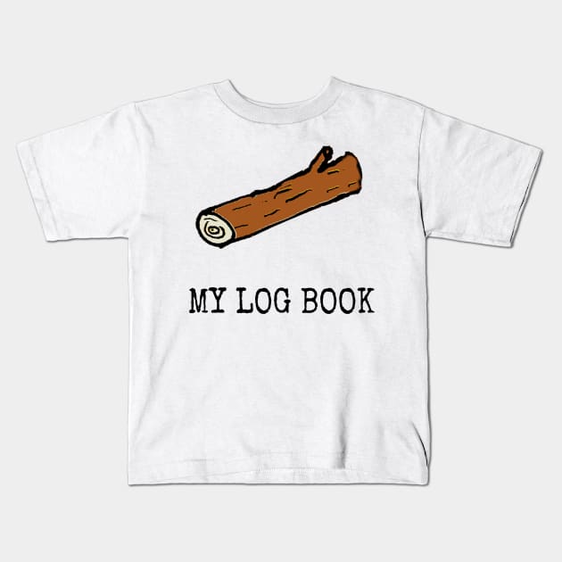 MY LOG BOOK Kids T-Shirt by wanungara